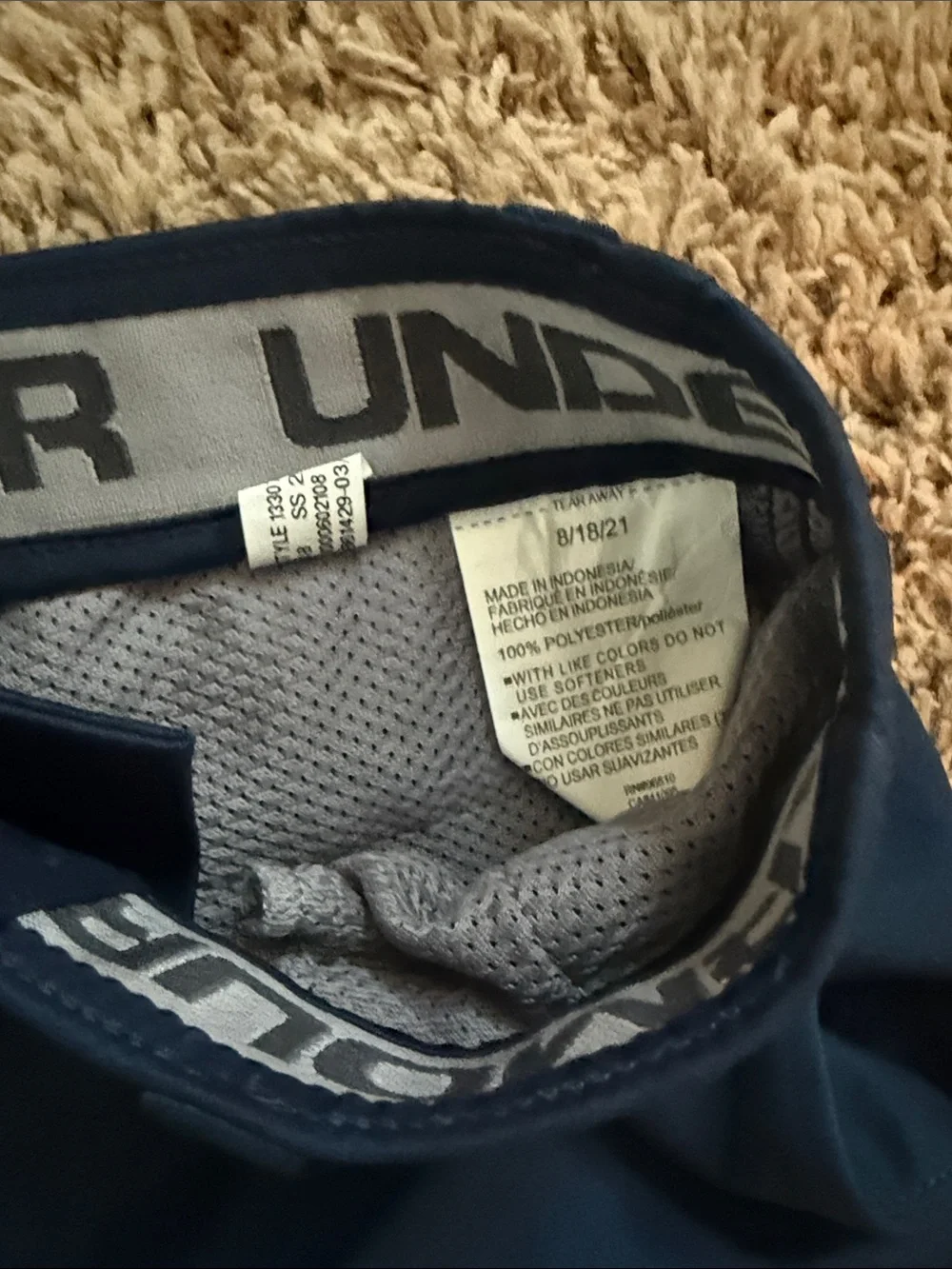 Under Armour Navy Kids' Athletic Shorts